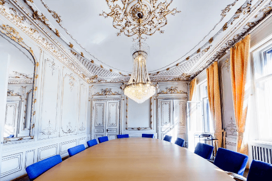 Interiör med originaldetaljer